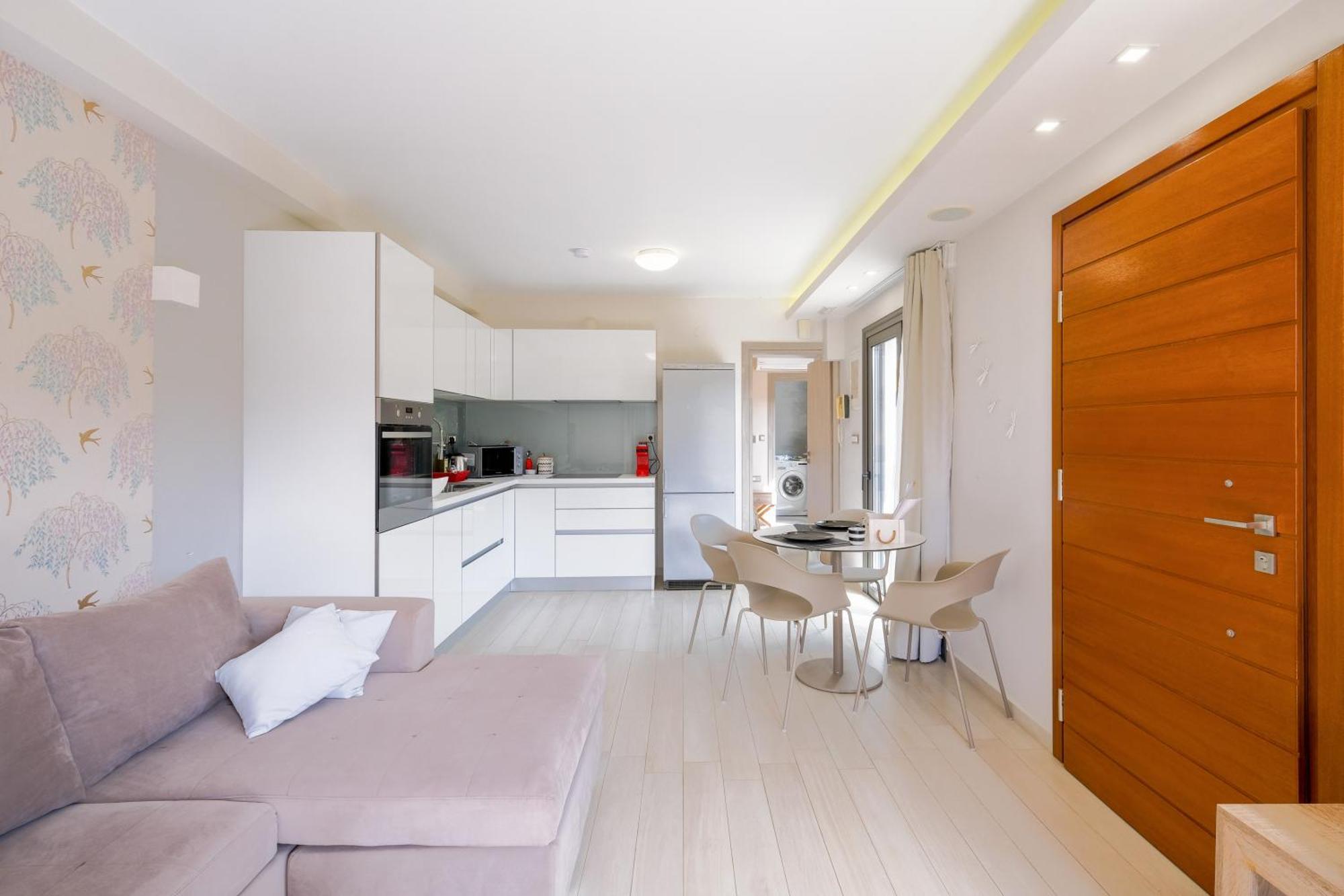 Glaros Casa Verde - Cozy Flat With Garden Near Beach Kato Daratso Zewnętrze zdjęcie
