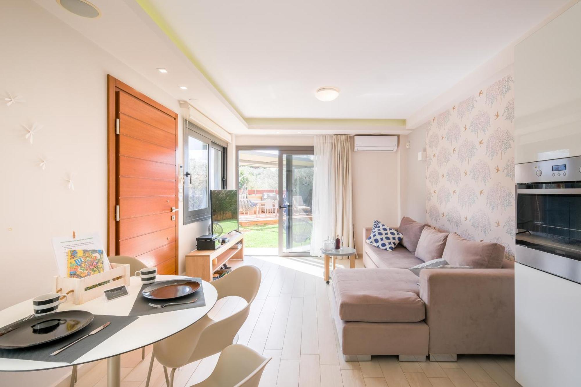 Glaros Casa Verde - Cozy Flat With Garden Near Beach Kato Daratso Zewnętrze zdjęcie